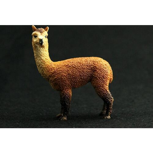 Animals Toy Alpaca Static Model Plastic Action Figures Educational Toys Gift for Kids Cartoon Decoration Xmas Gift