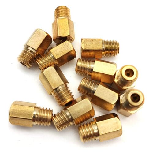 12pcs M5 Main Jets Motorcycle Carburetor Injectors Nozzle Main Jet Set For MIKUNI VM TM TMX Carburetor # 90-200