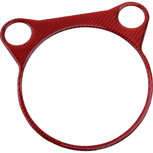 Red Car Gear Shift Panel Cover Trim Frame Accessorie Fit For Nissan 370Z 2009-2011 2012 2013 2014 2015 2016 2017 2018 2019 2020