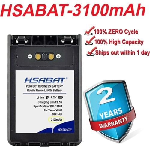 Top Brand 100% New 2600mAh SBR-14LI Battery for Yaesu VX-8R VX-8DR VX-8GR FT-1DR FT1XD FT-2DR radio FNB-102LI FNB-101Li in stock