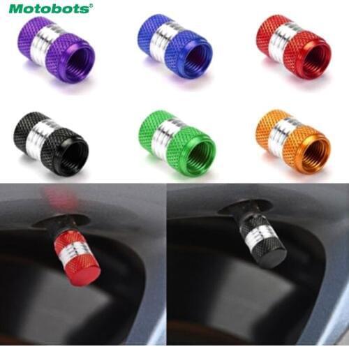 MOTOBOTS 1000Pcs Aluminum Alloy Car Motorcycle Truck Wheel Tire Valve Stem Caps Dust Covers 7-Color #FD-5487