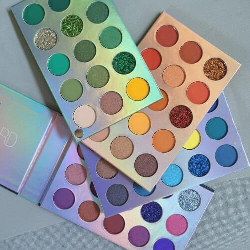 60Color Eyeshadow Palette 4 Layers Matte Pearlescent Silky Powder Easy To Color Waterproof Long Lasting Eye Shadow Eyes Makeup