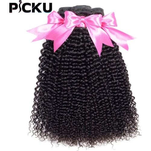 Peruvian Kinky Curly Hair 1/3/4 Bundles Human Hair Extenisons Natural Color Curly Bundles 8-26inches Remy Hair Extensions