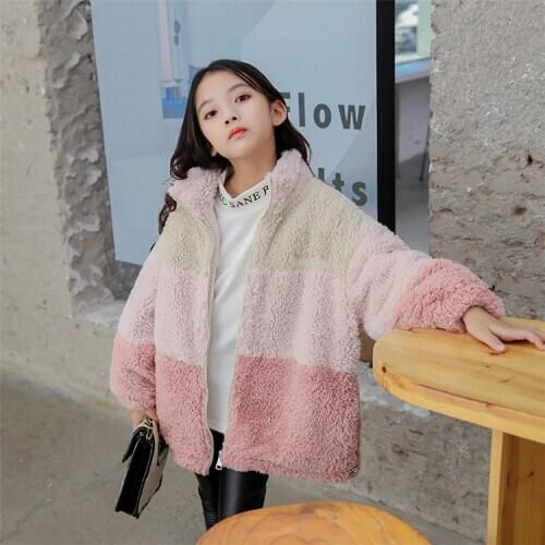 Girls Plush Coat New Childrens Dress Princess Boys Coat Toddler Girl Fall Clothes 2020