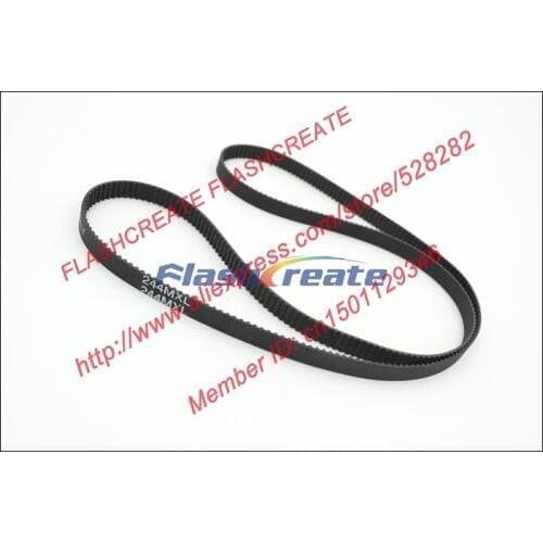 10pcs B305 MXL Timing Belt Teeth 305 Width 6.35mm Length 619.76mm B305MXL Rubber Closed-Loop Synchronous Belt Fit MXL Pulley