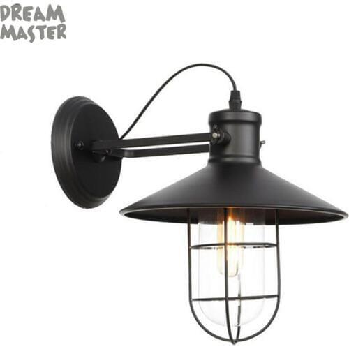 Modern indoor lighting wall Sconces Metal glass creative LED wall light bathroom/bedroom/bedside/aisle/mirror wall lamp