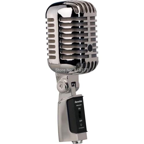 Superlux PROH7F MKII Retro-style super-cardioid dynamic microphone classic Professional for stage performance
