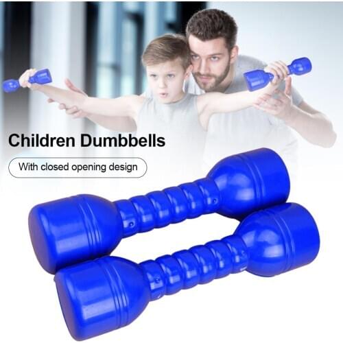 1 Pair Early Education Fitness Equipment Gift Kindergarten PE Exercise Home Dancing Props Kids Dumbbells Hand Weights Gym
