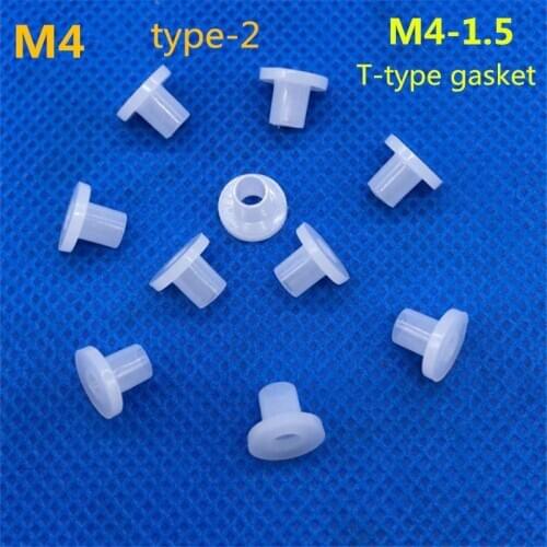Screw Gasket M4 Nylon Washer Plastic insulation grain Transistors Gasket the step washer nylon fastener bolt thread protector