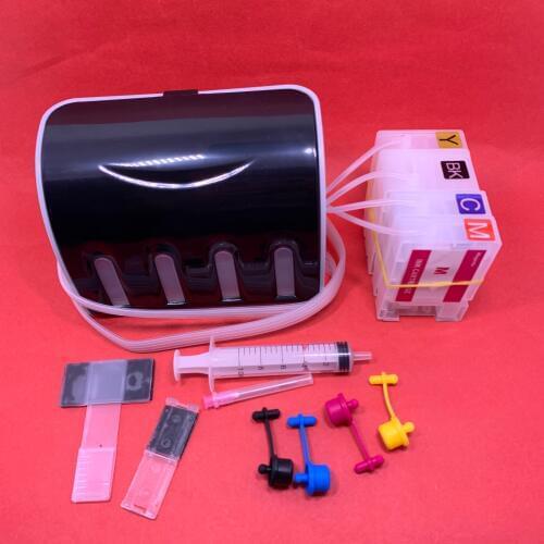 YOTAT Empty CISS ink cartridge PGI-1100XL PGI-1100 for Canon MAXIFY MB2010 MB 2010 printer with Permanent chip