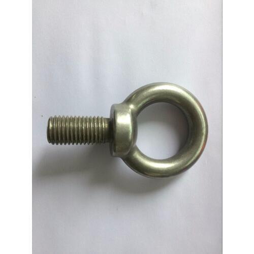 1pcs M18 Eye Bolt Stainless Steel Marine Lifting Eye Bolt Ring Screw Loop Hole for Cable Rope Lifting