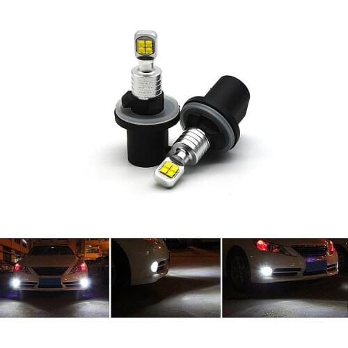2pcs 880 40W 6000K White LED Bulbs Car Headlights Lights Fog Lamps Car Styling Super Bright Car Light Lamp
