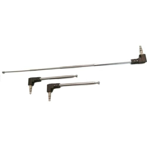 2pcs FM radio antenna phone aerial 3.5mm connector HIFI frequency modulation telescopic antenna 250mm long