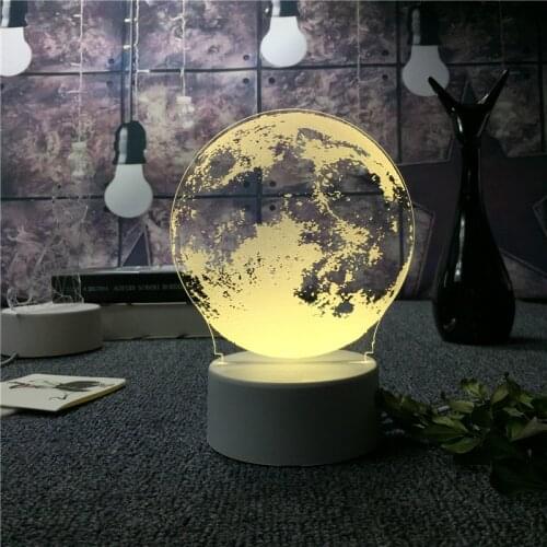 3d night light globe table lamp office decoration bedside lamp childrens cute gifts acrylic home lighting creative crafts