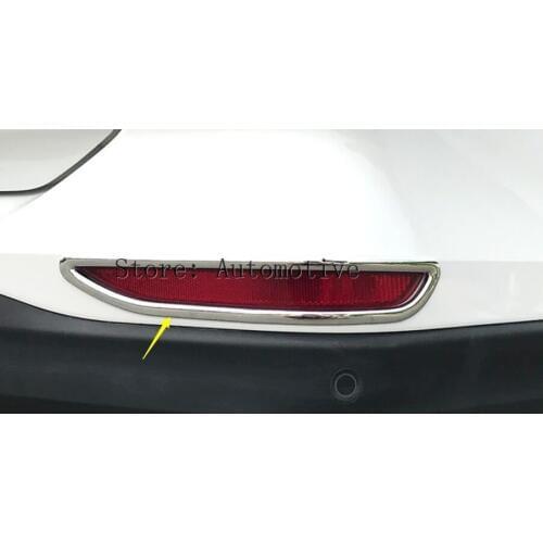 Accessories ! For Chevrolet Equinox 2017 2018 ABS Rear Tail Fog Light Lamp Cover Kit Trim 2 Pcs / Set