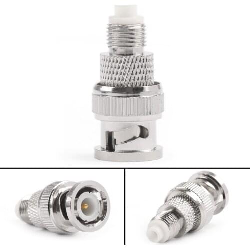 Artudatech 10pcs F TV Female Jack to FME Female Jack RF Connector Straight F/F Adapter Plug Parts