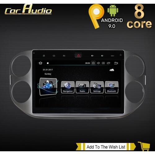 Android 10.0 64GB IPS Car Radio Multimedia Stereo For Volkswagen VW Tiguan 2013- CAR Radio GPS Navi Navigation Video Player