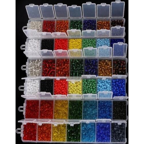 2mm 3mm 4mm Mixed Colors Czech Glass Beads Seed Spacer Beads Charms Crystal Lampwork Glass Seed Beads For Jewelry Making