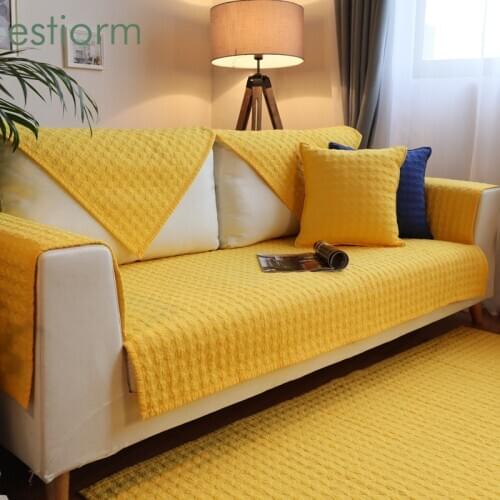 Pure Cotton Sofa Cover Waterproof Washable Non-slip 1/2/3/4 seater Couch Sofa Slipcover,Couch Cover For 2/3 Cushion Couch