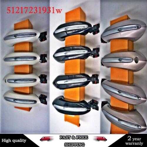 Champagne black WHITE Color for BMW 7 series F01 F02 F03 730d 730i 740d 740i 750i 760i FRONT LEFT RIGHT REAR DOOR HANDLE