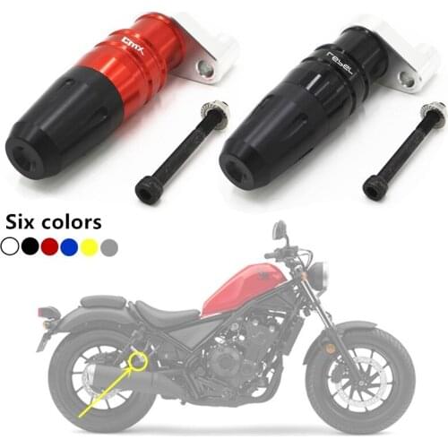 For Honda Rebel 500 CMX500 cmx 500 Motorcycle accessories CNC Falling Protection Exhaust Slider Crash Pad Slider