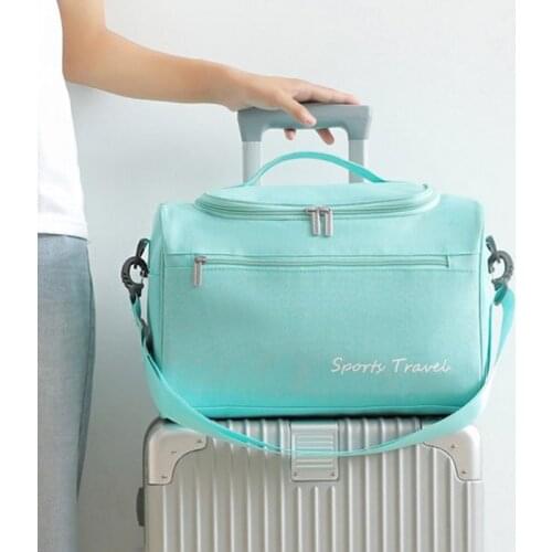 HMUNII Dry And Wet Separation Travel Bag Weekend Overnight Suitcase Pouch Travel Duffle Bags Cubes Garment Luggage Accessories