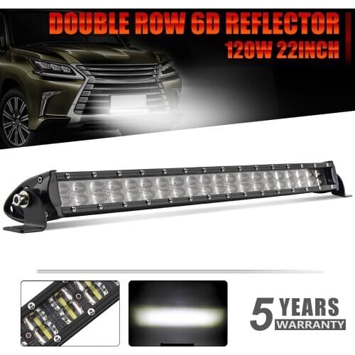 HAOLIDE Led Work Light 8/ 14/ 22 Inch Led Bar Spot Flood Combo 12V 24V Driving Lights 4x4 Offroad For Trucks ATV Vehicle