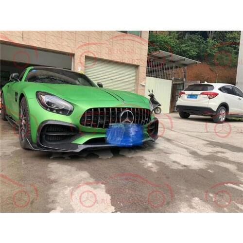 AMG GT R Style Car Body Kit High Quality Carbon Fiber Front splitter Rear Diffuser Spoiler Side Skirts For Mercedes-Benz AMG GT