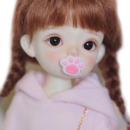 Dollhouse Miniature Baby Doll Pacifier Home Decor Toy Pretend Play Games Toy New