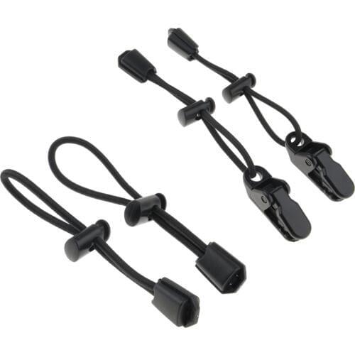 MagiDeal 2pcs/set Securing Fixing Hiking Stick Walking Pole Elastic Cord for Mountaineering Backpack Hiking Stick Holder