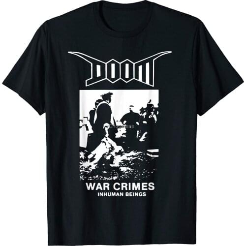 Mens Doom War Crimes Shirt T-Shirt