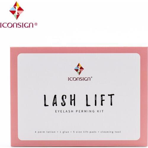 20 Sets/lot ICONSIGN Eyelashes Lift kit Salon Beauty Perm Lotion for Eyelash Extension Perming Set Cilia Beauty Makeup Tools
