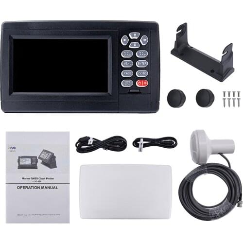 2021 New GPS Navigator Marine Chart Plotter SatelliteLCD Display XF-520 Dual-Mode Positioning Boat Chart Plotter GPS Navigation
