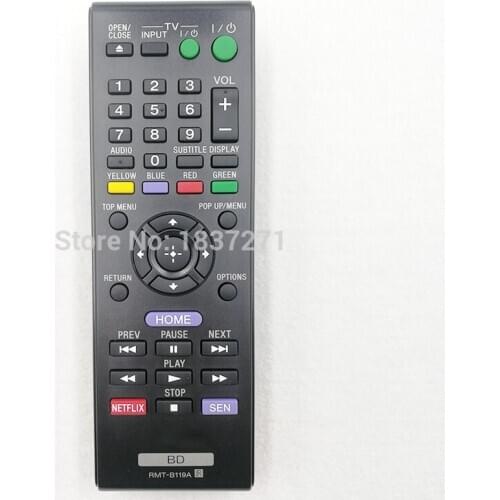 Original remote control RMT-B119A for sony BDP-BX59 BDP-S390 BDP-S590 BDP-BX110 BDP-S1100 BDP-S3100 Blu-ray DVD player
