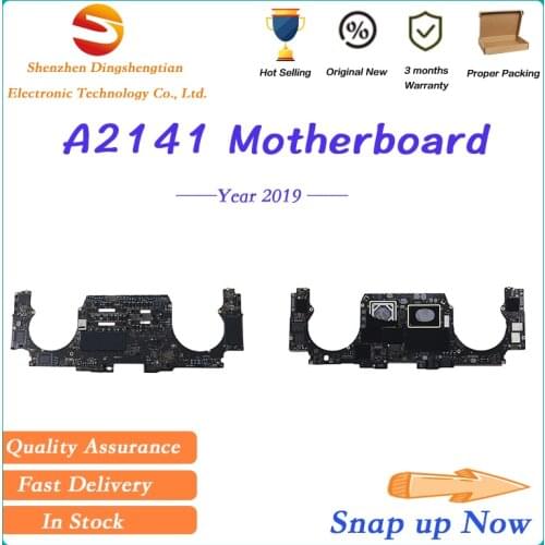 Tested A2141 Logic Board i7 2.6GHz/i9 2.3GHz 2.4GHz 16G 32G 500G 1TB Ssd for Macbook Pro Retina 16" A2141 Motherboard 820-01700