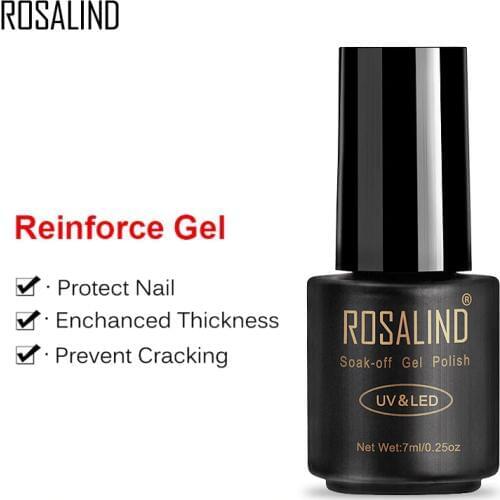 ROSALIND 7ml Reinforce Gel Polish UV Soak off Gel Lacquer Nail Reinforced Semi Vernis Permanent Nail Varnish