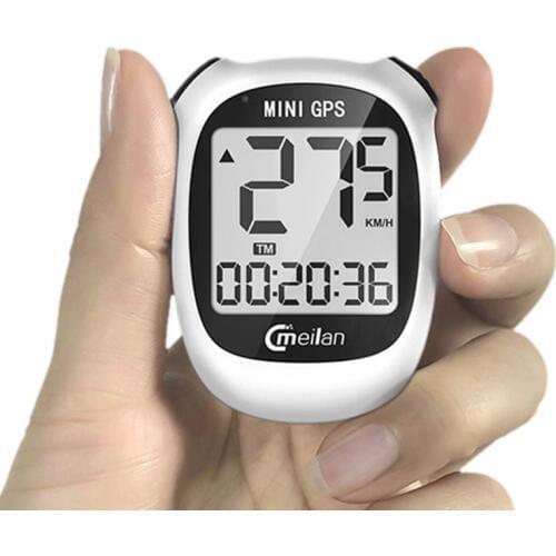 Mini GPS Bike Speedometer Wireless Bicycle Computer USB Charging LCD Odometer Cycling Speed Competition Training Bike Computer