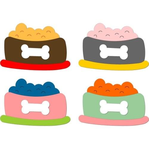 New Dogs, bone Wooden Die Scrapbooking C2989 Cutting Dies Multiple Sizes Compatible With Most Die Cutting Machines