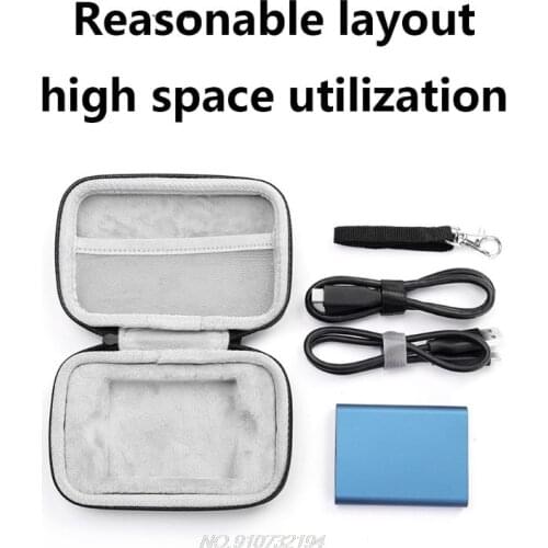 Storage Bag Carrying Box Case Organizer Cover Pouch Hard Shell Shockproof Travel for samsung T1 T3 T5 Portable 250GB 500GB 1TB