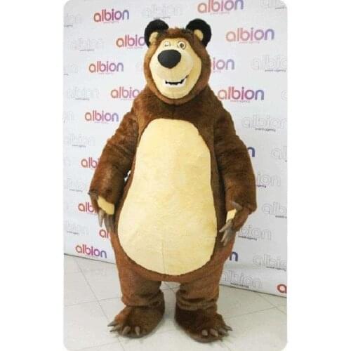 [TML] Cosplay Bear Mascot Costume Ursa Grizzly Cartoon character costume Advertising Costume Party Costume animal carnival