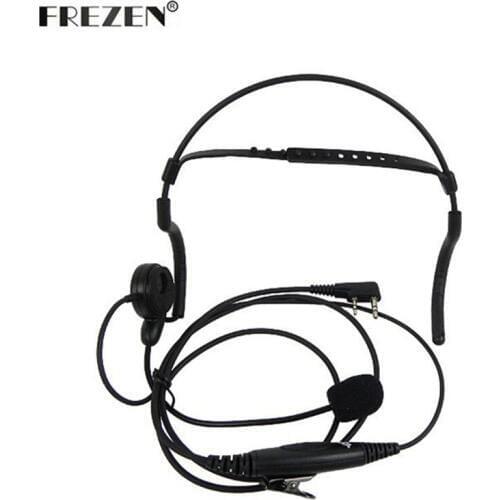 Advanced Unilateral headphone Mic PTT Neckband Earpiece Tactical Headset For Kenwood BAOFENG Radio UV-5R UV-82 BF-888S GT-3
