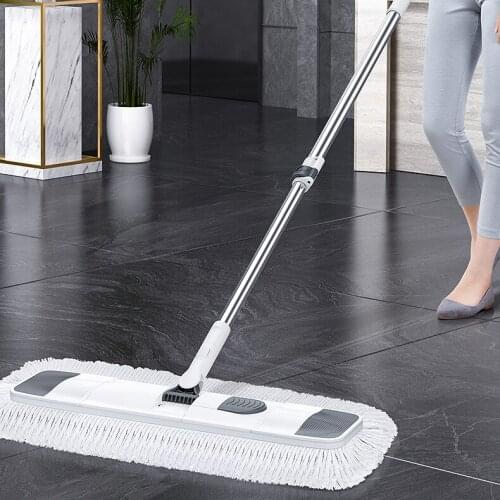 Ultraclean Magic Mop Microfibre Wood Floor Easy Wring Telescopic Reusable Large Mop Ceramic Tile Mop Parowy Home Cleaning DG50TB