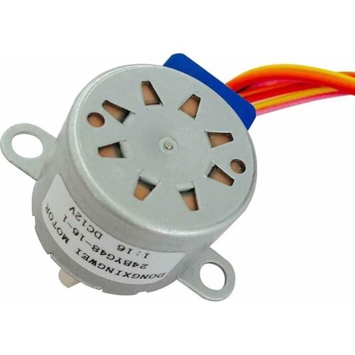 1Set 28BYJ-48 12V 4 Phase DC Reduction Gear Stepper Motor