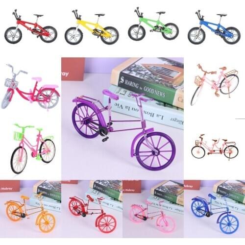 1Pc Mini Bicycle Simulation Bike Mountain Bicycle Model Toys for Doll House Decoration Furniture Toys Small Bike Model