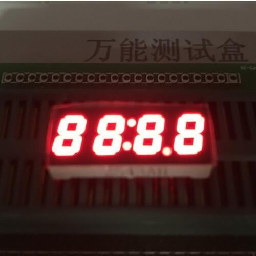 10PCS x 0.25 inches Red/Yellow green With Clock Common Cathode/ Anode 4 Digital Tube LED Display Module