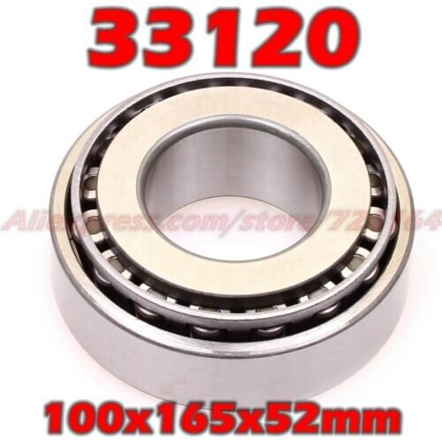 100x165x52 mm Tapered Roller Bearings 33120 3007720E HR33120J 33120JR 33120A E33120J 33120VC12 33120U 33120E 100*165*52