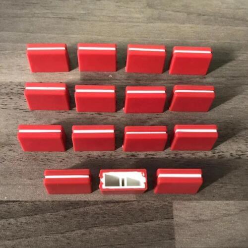15pcs/lot REPLACEMENT FADER CROSSFADER KNOB DJM800 DJM700 DJM400 DJM5000 DAC2371 red color
