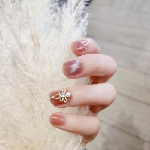 24pcs Flying Goddess Design False Nails Glue Type Removable Short Paragraph Manicure DIY Nail Art Fully Covered Nail Decoration