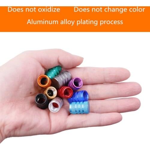 4PC Universal Dustproof Aluminium Alloy Bicycle Cap Wheel Tire Covered Car Truck Tube Tyre Bike Accessories