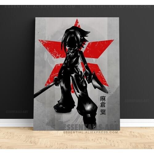Yoh Asakura Shaman King Anime Poster Canvas Wall Art Painting Decor Pictures Bedroom Study Living Room Home Decoration Prints